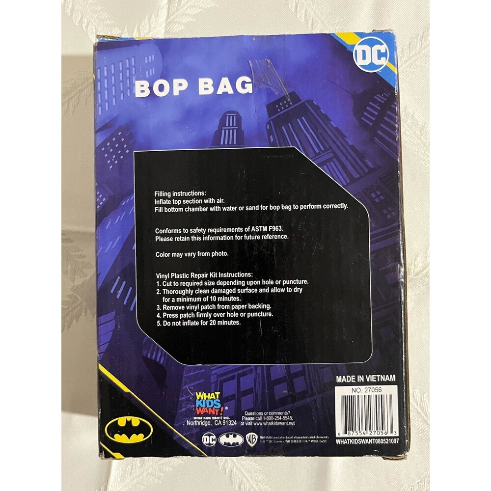 Batman & Joker Inflatable Bop Bag 40-Inch-Tall Exercise Play - Picture 6 of 7